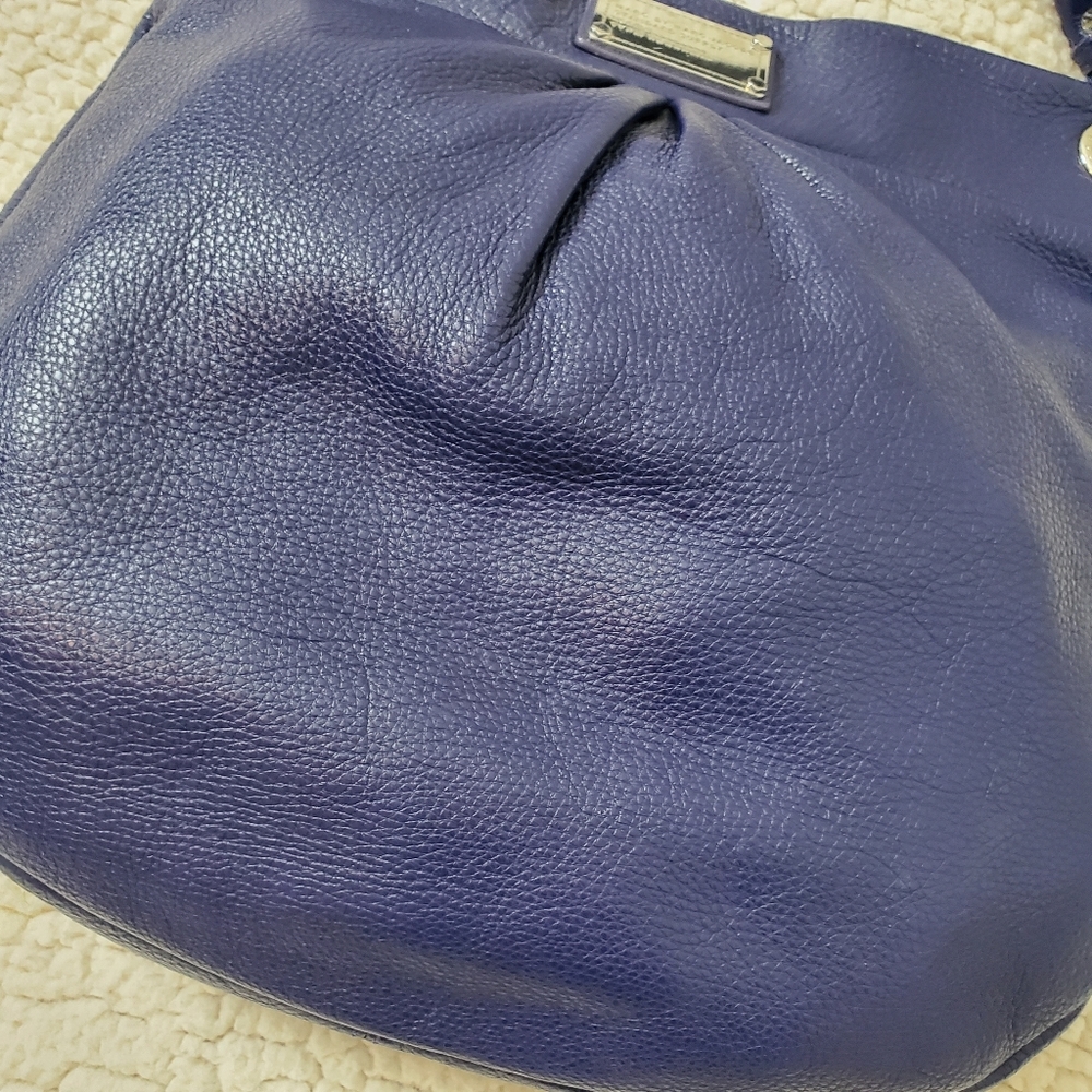 MARC BY MARC JACOBS - Classic Q Hillier Hobo Crossbody Shoulder Bag Deep Blue - Picture 4 of 15